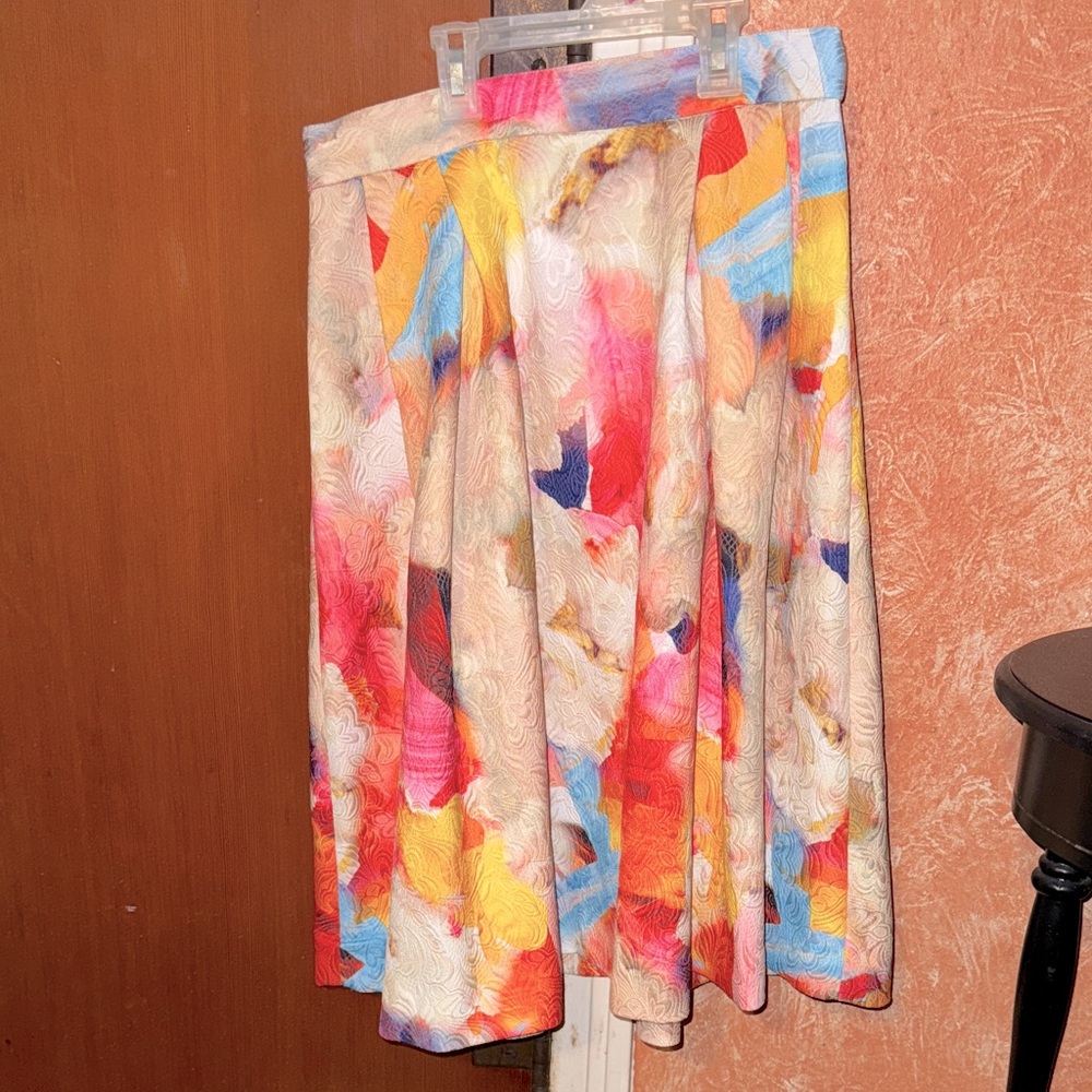 H&M Multicolor A-Line Skirt
